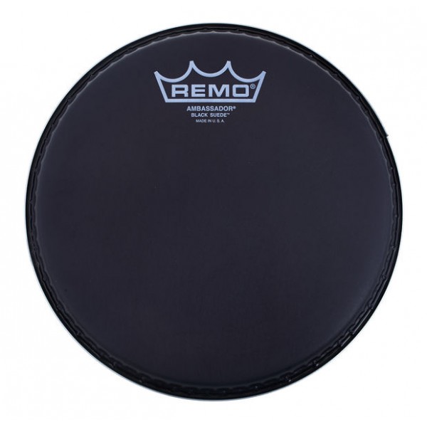 Remo 06'' Black Suede Ambassador